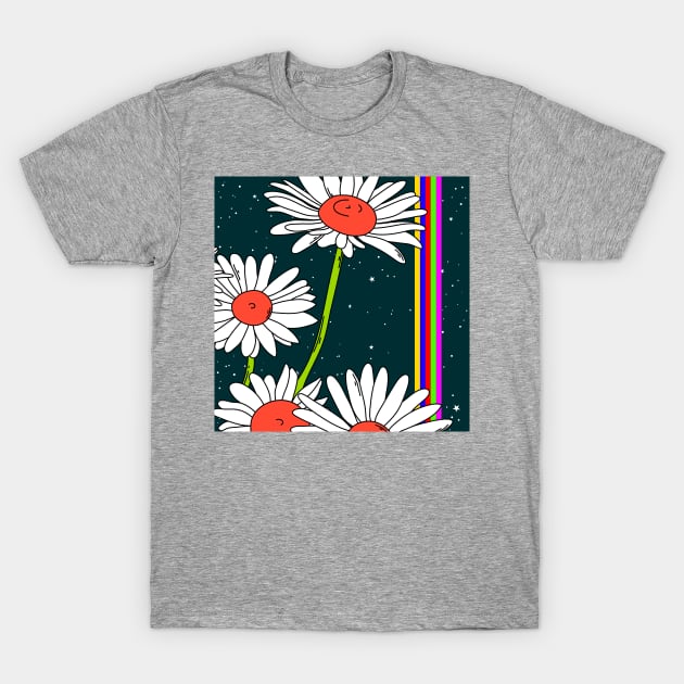 Space flowers T-Shirt by magyarmelcsi